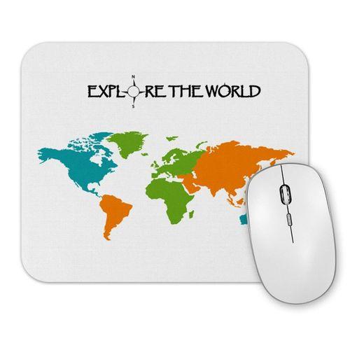 Explore The World Mouse Pad