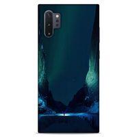 Lopard Samsung Galaxy Note 10 Plus Uyumlu Kılıf Gece'S (13) Silikon Kap Yeşil
