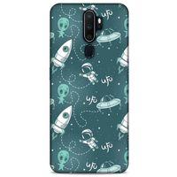 Oppo A5 2020 Uyumlu Kılıf Mavi Delisi (29) Arka Koruma Kılıfı Evren