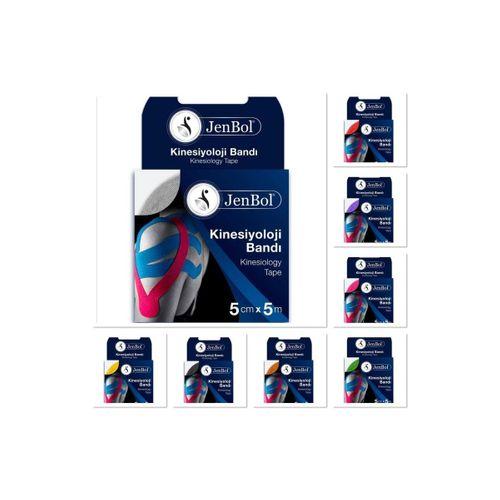 Jenbol Kinesiology Tape Ağrı Bandı 5 cm x 5 m - Pembe