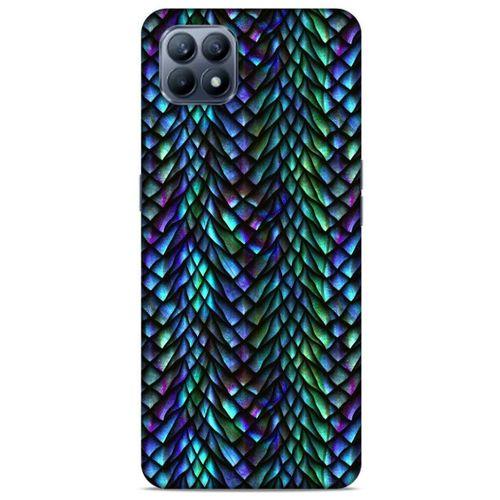 Huawei P40 Lite Kılıf Dragons (1) Kılıfı Ejderha Pulları Rainbow