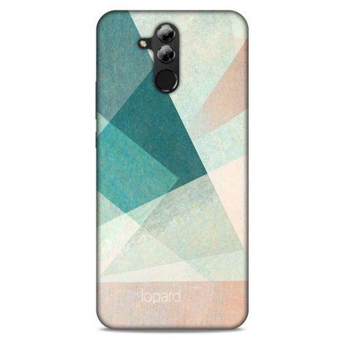 Huawei Mate 20 Lite Kılıf Pastel Renkler (24) Darbe Emici Kılıf Yeşil Beyaz