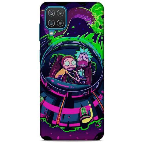 Samsung Galaxy A12 Uyumlu Kılıf Rick And Morty (30) Silicone Case Doofus Rick