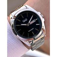 Q&Q Çelik Kordon Takvimli Kadran 2 Yıl Garantili 3 Atm Suya Dayanıklı Erkek Kol Saati QQ.E2001.A3