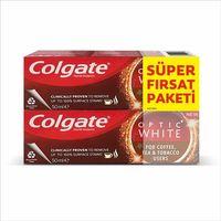 Colgate Optic White Kahve, Çay Ve Tütün Kullanıcıları Için Beyazlatıcı Diş Macunu 50 ML x 2 Adet