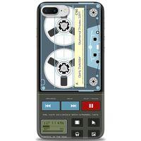 iPhone 7 Plus Kılıf HD Baskılı Kılıf - Nostaljik Kaset + Tam Ekran Koruyucu