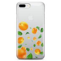 Apple iPhone 7 Plus Kılıf Kayısılar Arka Kapak Koruma Desenli Full Koruyucu