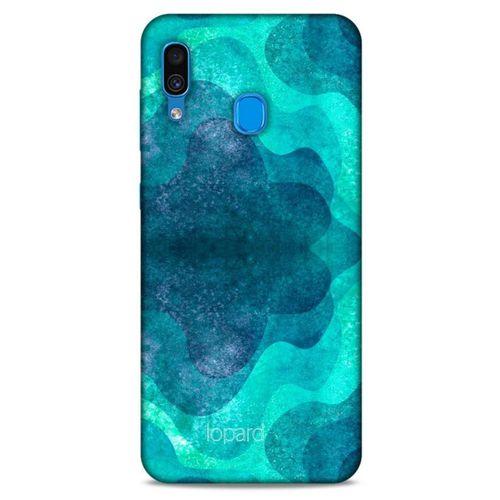 Samsung Galaxy A30 Kılıf Pastel Renkler (6) Silikon Kılıf Mavi Yeşil