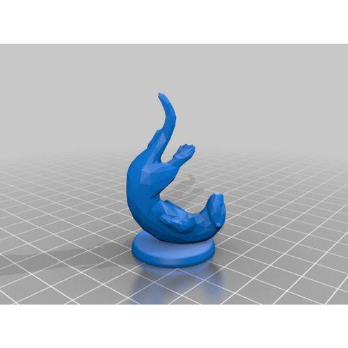 Düşük Poligon Su Samurları (Bu ürün Sadece Plastik parçadır - Almadan Önce Soru Sorabilirsiniz)