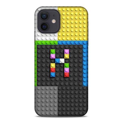 Lopard Apple iPhone 12 Uyumlu Kılıf BloX (40) Fit Silikon Kılıf X Harfi