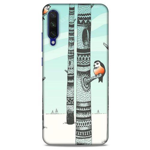 Xiaomi Mi A3 Kılıf Snowix (20) Koruyucu Kılıf Yeşil Siyah
