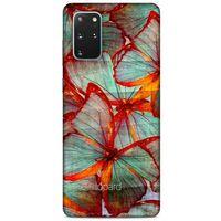Samsung Galaxy S20 Plus Kılıf Kelebek Etkisi (31) TPU Kılıf Kırmızı Yeşil