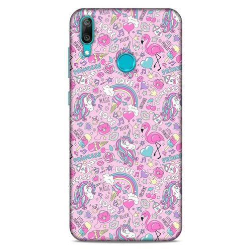 Animax Unicorn Prenses Huawei Y7 2019 Kılıf Desenli Silikon