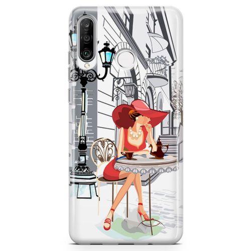 Huawei P30 Lite Kılıf Cafemiz Arka Kapak Koruma Desenli Full Koruyucu