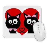 Kedicikler Kalp Cats Kedi Mouse Pad.jpg