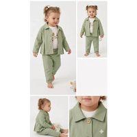 6-24 Ay Ceketli Pantolonlu 3 Lü Bebek Takımı