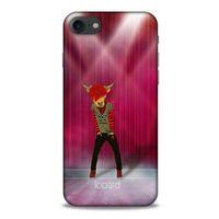 Apple Iphone 8 Kılıf FunnyMaX (27) Tasarımlı Kılıf Fuşya