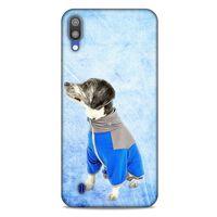 Samsung Galaxy M10 Kılıf Köpek Kıyafetleri (37) Silicone Cover Polar Mont