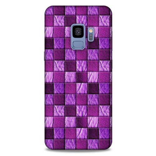 Samsung Galaxy S9 Kılıf Patchwork (5) Koruma Kabı Fuşya