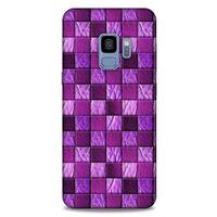 Samsung Galaxy S9 Kılıf Patchwork (5) Koruma Kabı Fuşya