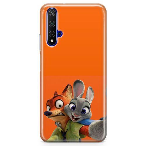Huawei Nova 5t Kılıf Toons 8K Arka Kapak Koruma Desenli Full Koruyucu