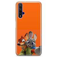 Huawei Nova 5t Kılıf Toons 8K Arka Kapak Koruma Desenli Full Koruyucu