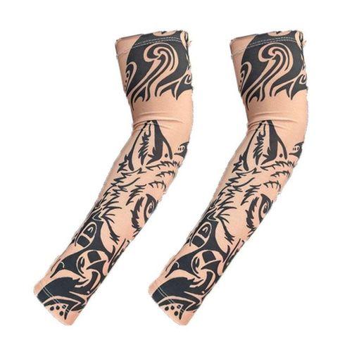 SEVGENT Giyilebilir Kol Dövmesi & Çorabı 3D Baskılı 2 Adet 005
