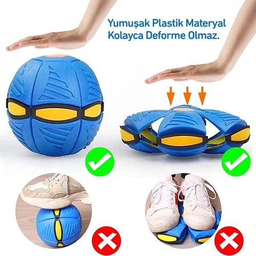 Işıklı Zıplayan Frizbi Evcil Hayvan Topu