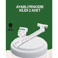 Çocuk Ve Evcil Hayvanlar İçin Pencere Emniyet Kilidi 2 Adet