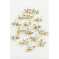 Deniz Yıldızı Tek Kulplu Mineli Bileklik ve Kolye Ucu Aparatı 1 Adet