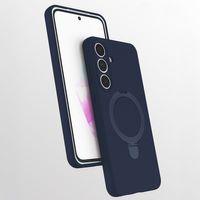 Galaxy S25 FE Kılıf M-safe Şarj Özellikli Standlı Zore Samara Kapak