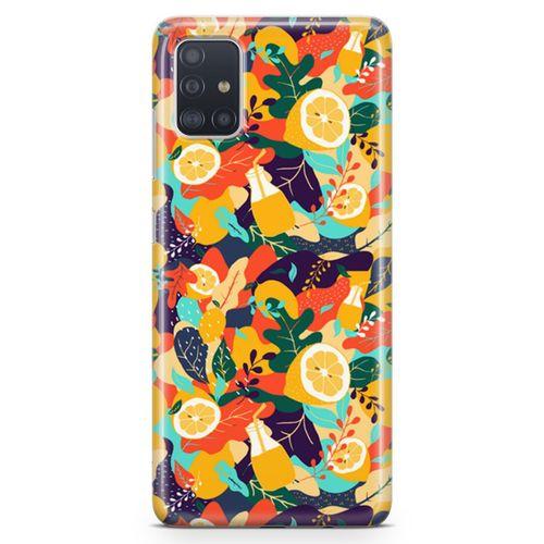 Samsung Galaxy A51 Kılıf C Vitamini Arka Kapak Koruma Desenli Full Koruyucu