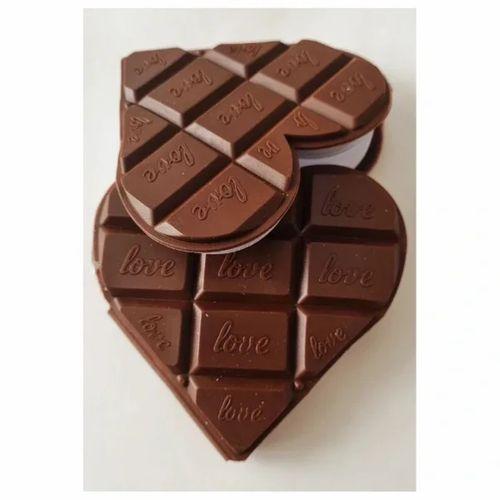 Kalp Tasarımlı Çikolata Not Defteri