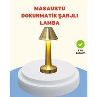 Şarjlı Masa Lambası 3 Işık Modu Kademesiz Karartma Metal Gövde