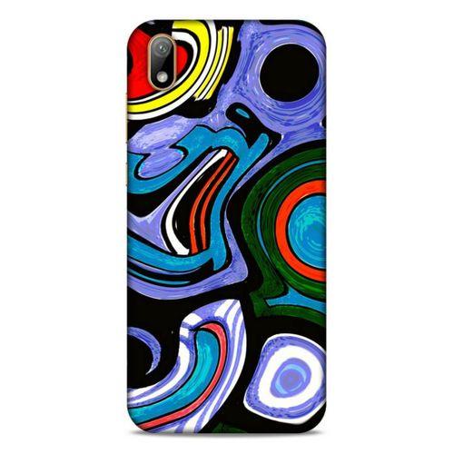 Lopard Huawei Y5 2019 Uyumlu Kılıf Soyut Sanat (25) Baskılı Antişok Kapak