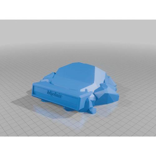 Thors Hammer 2.0 Rock Stand Only Name Removed 3D Baskı (Bu ürün Sadece Plastik parçadır - Almadan Önce Soru Sorabilirsiniz)