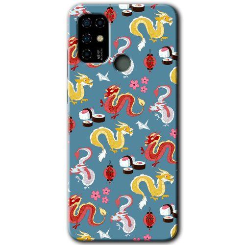 Casper Via F20 Kılıf HD Desen Baskılı Arka Kapak - Funky Dragon