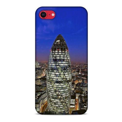 Apple iPhone SE 2020 Kılıf Dünya Mimarisi (34) Slim Armor Kılıf Mary Axe Londra