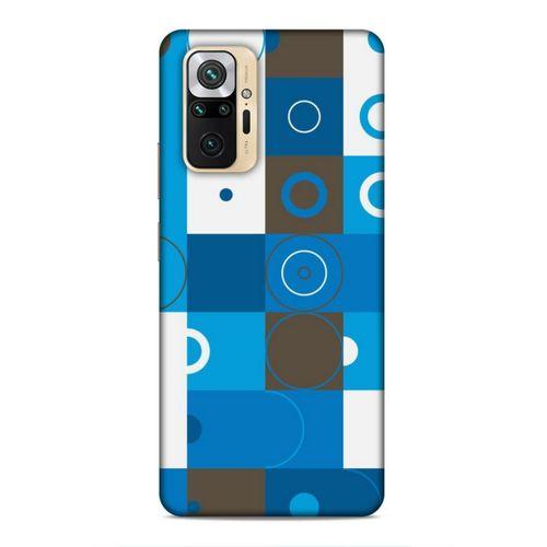 Xiaomi Redmi Note 10 Pro Uyumlu Kılıf Insomnia (27) Tasarımlı Kılıf Mavi Beyaz