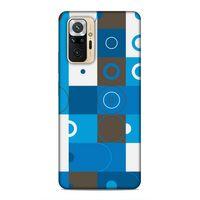 Xiaomi Redmi Note 10 Pro Uyumlu Kılıf Insomnia (27) Tasarımlı Kılıf Mavi Beyaz