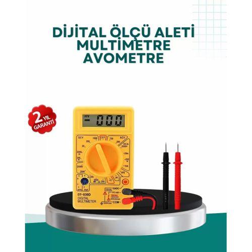 Elektrik Ölçüm Cihazı Dijital Multimetre 10 Amper Destekli