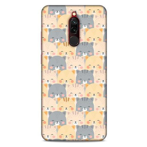 Lopard Xiaomi Redmi 8 Uyumlu Kılıf Kediler (23) Ultra Koruma Kılıfı Gülen Kedi