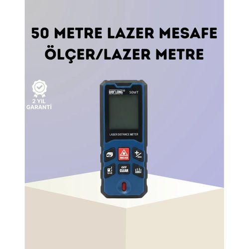 Lazer Metre 50 Mt Hassas Ve Hızlı Ölçüm Özellikli