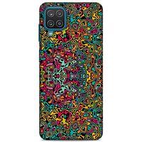 Lopard Samsung Galaxy A12 Uyumlu Kılıf Soyut Sanat (30) Desenli Silicone Case