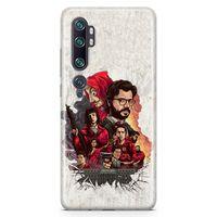 Xiaomi Mi Note 10 Kılıf La Casa De Papel Arka Kapak Koruma Desenli Full Koruyucu
