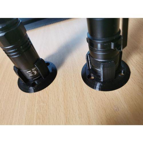 1 İnç Çapında Delikli Taktik El Feneri Standı (Bu ürün Sadece Plastik parçadır - Almadan Önce Soru Sorabilirsiniz)