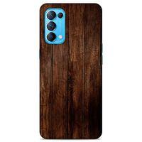 Lopard Oppo Reno 5 5G Uyumlu Kılıf Wood'X (5) Koruma Kabı Baskılı