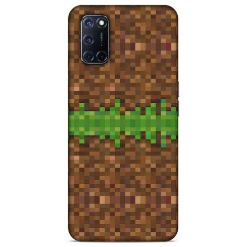 Lopard Oppo A52 Uyumlu Kılıf PiXel (1) Kılıfı Yeşil Mine