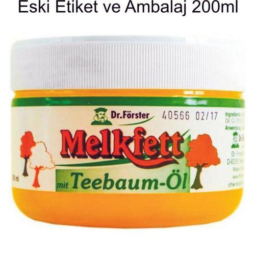 Dr Förster Melkfett Teebaum Çay Ağacı Özü Süt Yağı Kremi 250 Ml