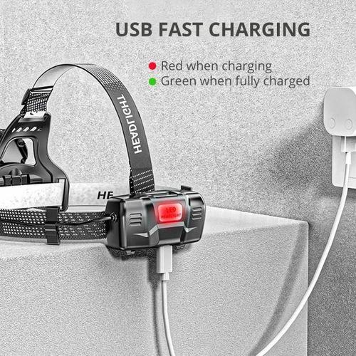 Ps-8002 Sensörlü Zoomlu Profesyonel Şarjlı Kafa Lambası